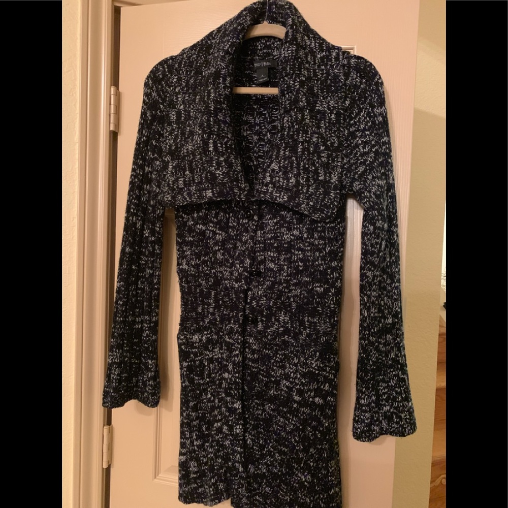 Long open front jacket